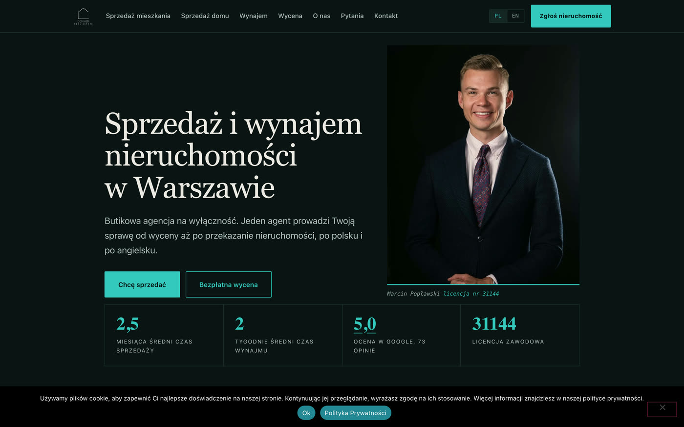 Nowa strona główna DOMHOM